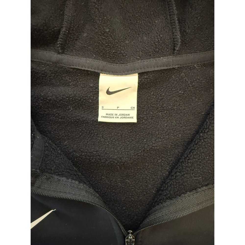Nike Athena Volleyball Full Zip Hoodie Black Gold Womens Small ATHENAVB Fleece - Picture 8 of 11